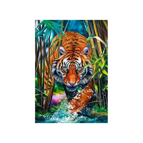 Παζλ 1000 Pieces - Grasping Tiger image 1