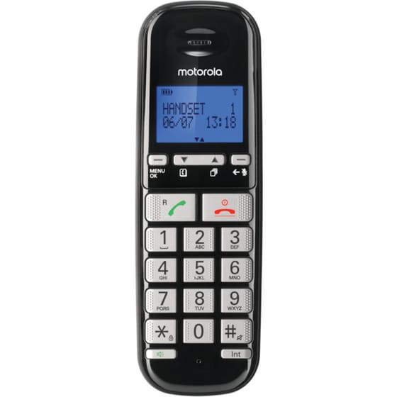 Ασύρματο Τηλέφωνο Motorola S3011 - Μαύρο image 4
