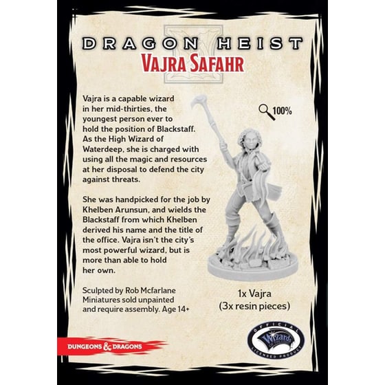 Waterdeep Dragon Heist Vajra Safahr Dungeons & Dragons GALE FORCE NINE image 1