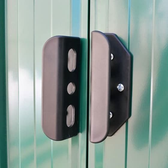 Vidaxl Αποθήκη Κήπου Πράσινη 257 X 205 X 178 Εκ. Μεταλλική image 1