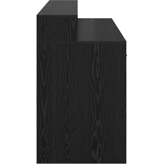 Γραφείο VidaXL από Επεξεργασμένο Ξύλο 140x55x91 cm - Μαύρη Δρυς image 7
