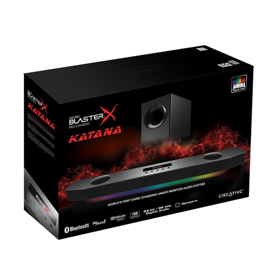 Creative Sound BlasterX Katana Soundbar 150W 2.1 - Μαύρο image 4