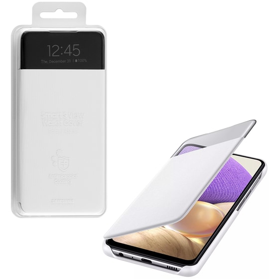 Θήκη Samsung Galaxy A32 5G - Samsung S View Wallet Cover - White image 3