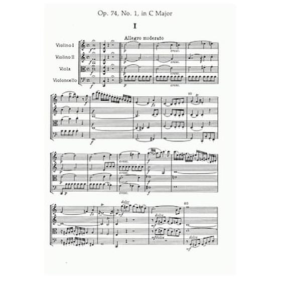 Βιβλίο Για Σύνολα Dover Publications Haydn - Eleven Late String Quartets Op.74, 76, 77 image 4