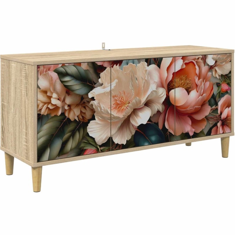 Έπιπλο Τηλεόρασης VidaXL BORNE 102 x 33 x 50 cm - Sonoma Δρυς