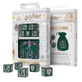 Σετ Ζαριών Harry Potter Slytherin Dice και Θήκη