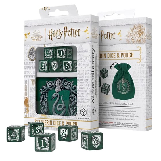 Σετ Ζαριών Harry Potter Slytherin Dice και Θήκη image 0