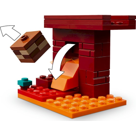 LEGO® Minecraft® Η Μάχη στη Λάβα των Εγκάτων (21266) image 1