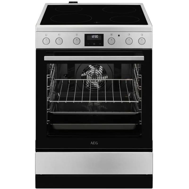 AEG CCB6441NBM SurroundCook 73 Lt Inox Ηλεκτρική Κουζίνα Κεραμική