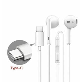 Universal Ακουστικά Handsfree Earpods Type-c Άσπρα