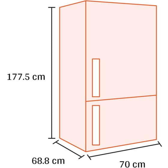 HAIER HFR3718ENGB Total No Frost 402 Lt Μαύρο Ψυγειοκαταψύκτης image 2