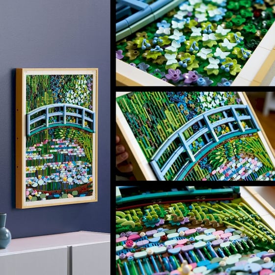 LEGO® Art Claude Monet – Bridge over a Pond of Water Lilies (31220) image 3