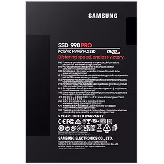 Εσωτερικός SSD Samsung 990 PRO NVMe M.2 2TB PCI Express 4.0 image 5