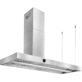 AIRFORCE VISBOXYLIX/A/180 180 cm Inox Απορροφητήρας Νησίδα