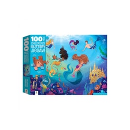 Super Mermaids Glittery 100pcs Puzzle Γοργόνες Παζλ Με Γκλίτερ