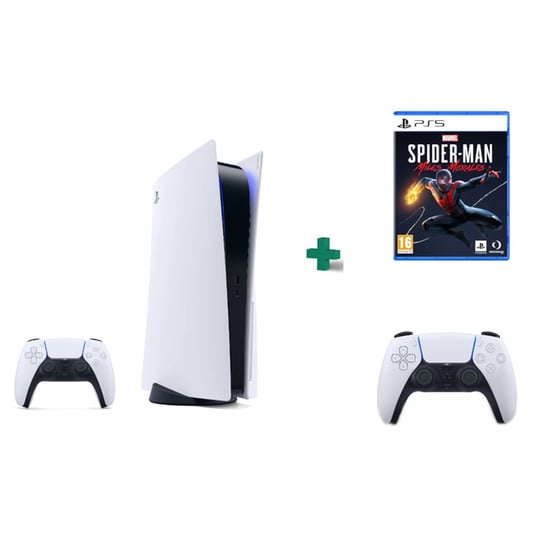 Sony PlayStation 5 & DualSense Wireless Controller & Marvel's Spider-Man: Miles Morales image 0