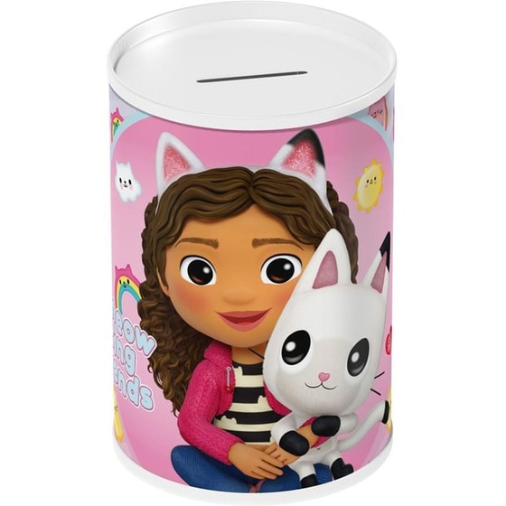 Κουμπαράς Diakakis Gabbbys Dollhouse Μεταλλικός 10x15 cm - Πολύχρωμος image 0