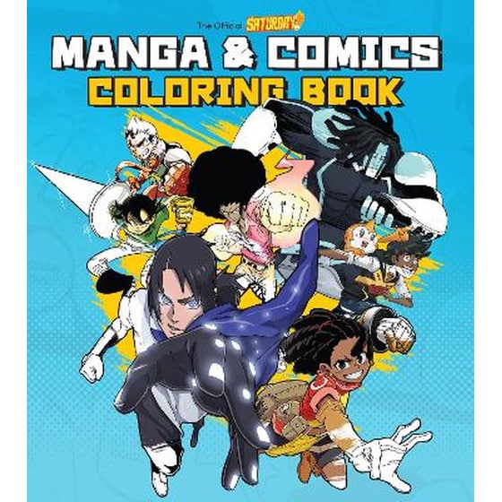 Saturday AM Manga and Comics Coloring Book image 0