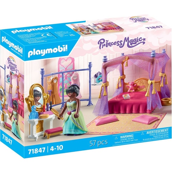 Playmobil Princess Magic Βασιλικό Υπνοδωμάτιο Με Βεστιάριο (71847) image 0
