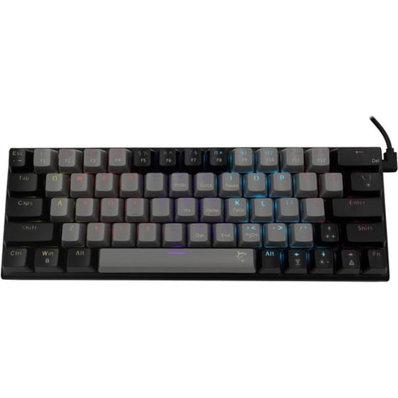 White Shark Wakizashi Gaming Μηχανικό Ενσύρματο Πληκτρολόγιο RGB Μαύρο/Γκρι (US) image 0