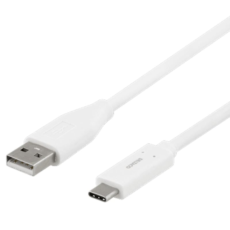 DELTACO Καλώδιο Φόρτισης Deltaco IPLH-451 USB-C σε Lightning 1m - Λευκό