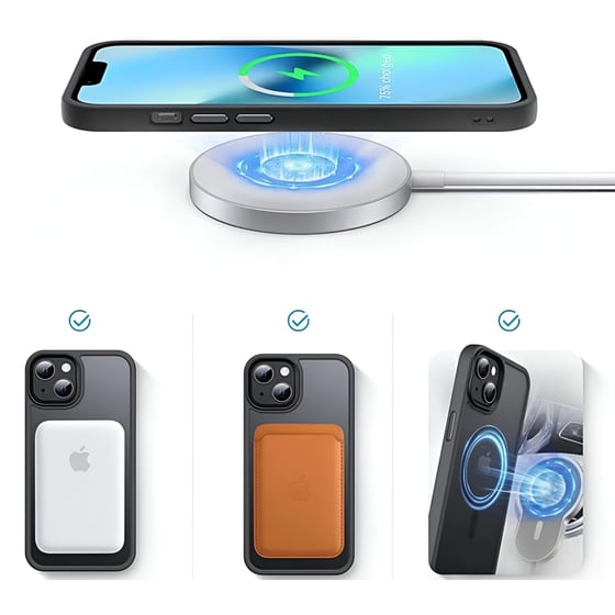 Θήκη Apple iPhone 12 & 12 Pro - Tech-Protect MagMat - Matte Navy image 3