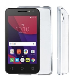 Θήκη Alcatel Pixi 4 - Volte-Tel SlimColor TPU Back Cover Σιλικόνης - Διάφανη