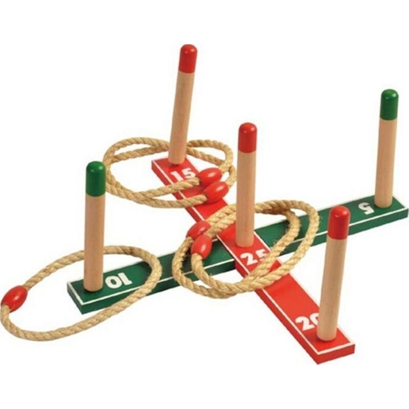Εκπαιδευτικό Παιχνίδι Aria Trade Ξύλινο Με Κρίκους Βάση – 40×4.5×1.8 cm