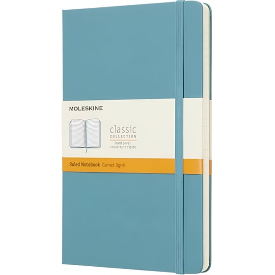 Σημειωματάριο Moleskine Classic Ριγέ Γαλάζιο Large (1 Τεμάχιο) image 0