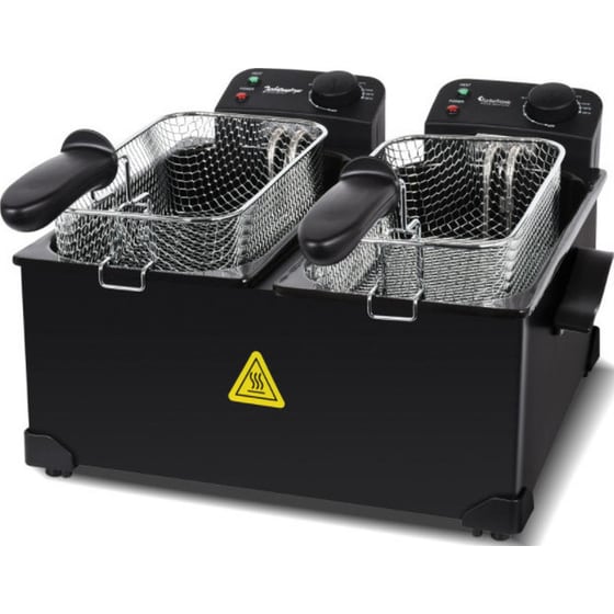 TURBOTRONIC TT-DF2 με Καπάκι 3600 W 6 L Μαύρο Φριτέζα Λαδιού image 3