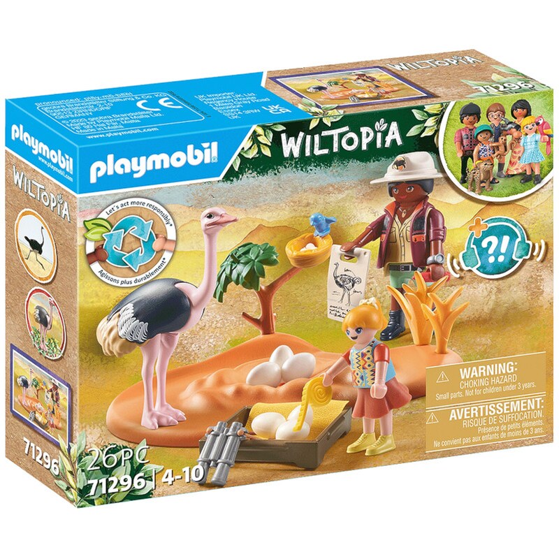 PLAYMOBIL® Wiltopia Φροντίζοντας Τη Στρουθοκάμηλο (71296)