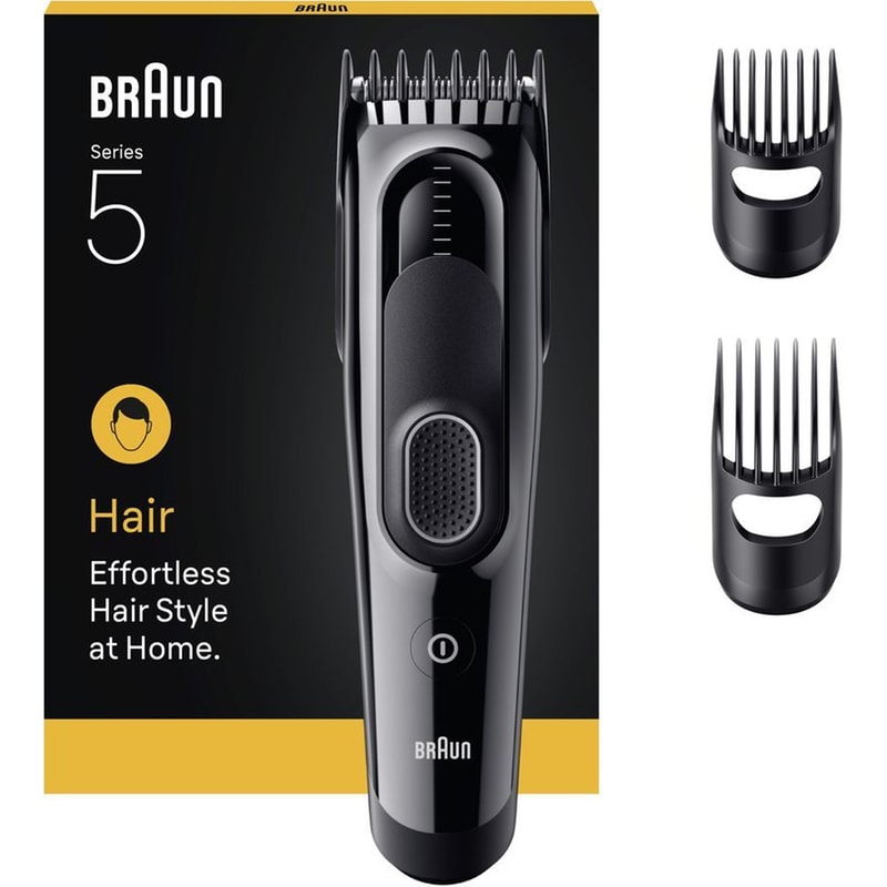 BRAUN HC5530 Series 5 Κουρευτική Mηχανή Eπαναφορτιζόμενη Μαύρο