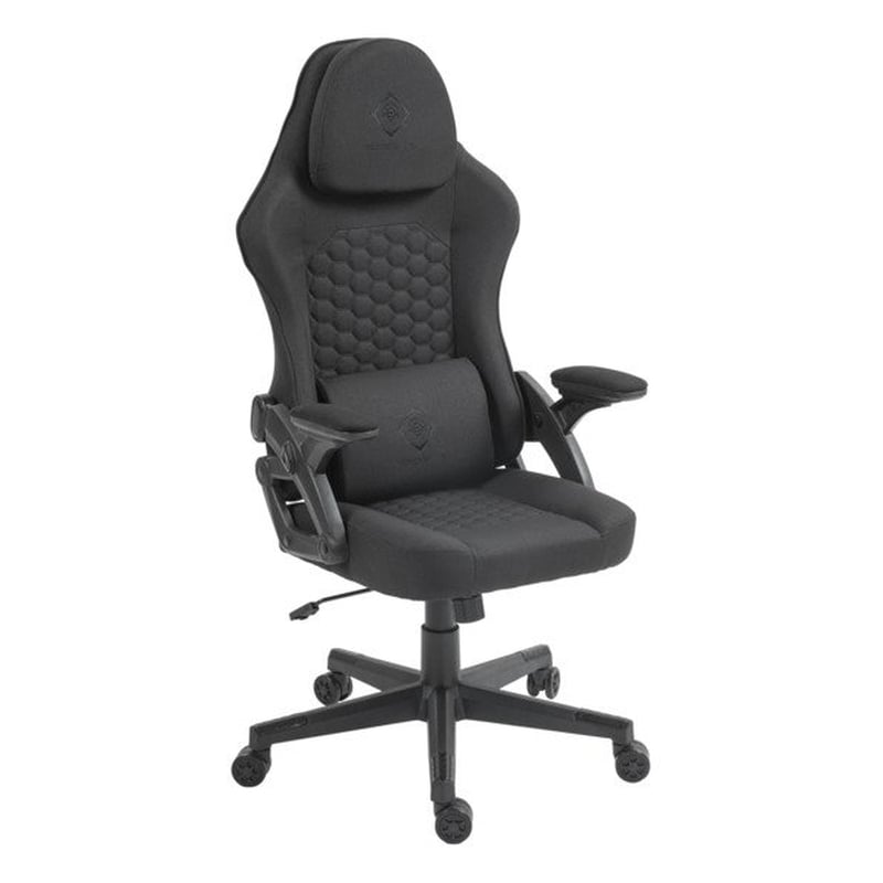 DELTACO Gaming Καρέκλα Deltaco Gaming DC130 Υφασμάτινη Μαύρη