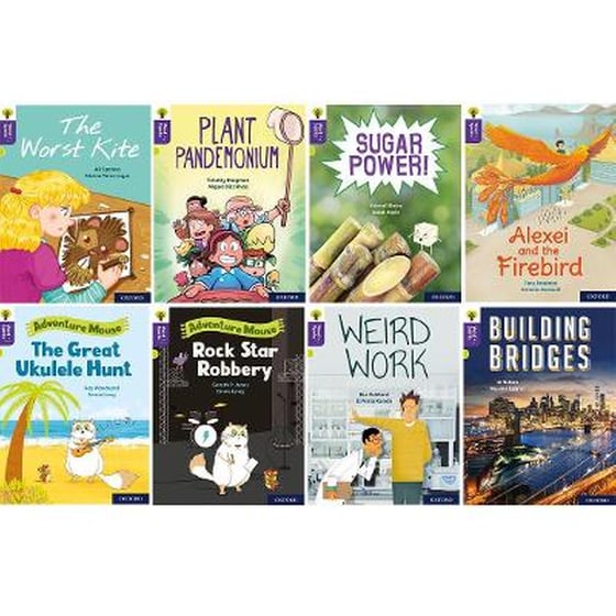 Oxford Reading Tree Word Sparks: Level 11: Mixed Pack of 8 (Junior;A1-A2) image 0
