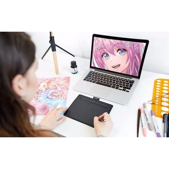 Γραφίδα & Ταμπλέτα Σχεδίασης Wacom Intuos Manga Edition - Μαύρο image 3