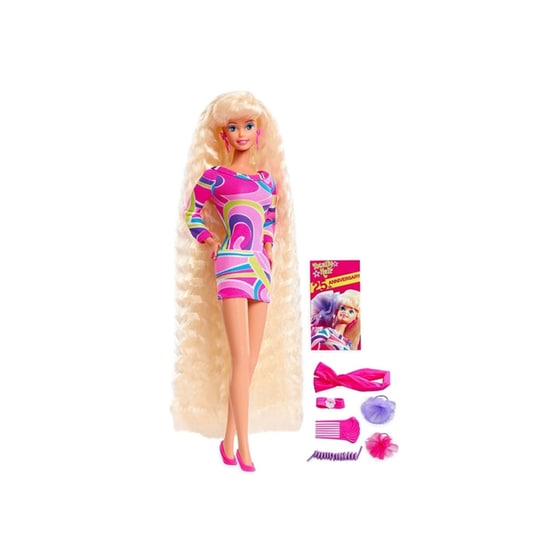 Κούκλα Barbie Totally Hair 90's image 0