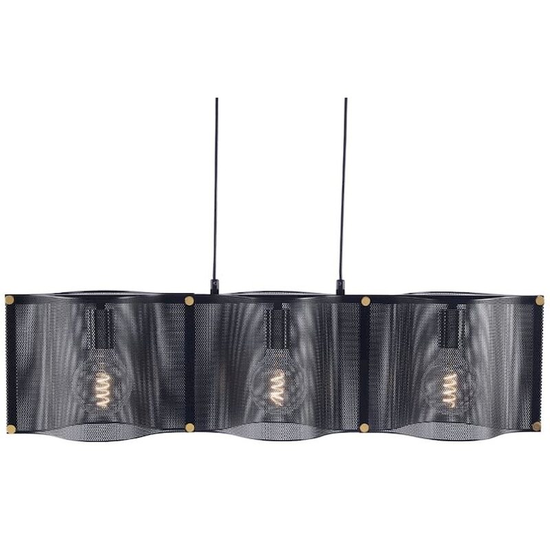 Φωτιστικό Οροφής Τρίφωτο Aca Mordor Hm843p85bk Μεταλλικό - Μαύρο