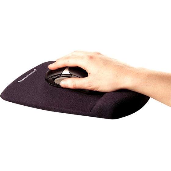Mousepad Fellowes PlushTouch  Wrist Rest - Μαύρο image 2