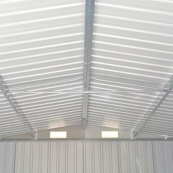 Vidaxl Αποθήκη Κήπου Πράσινη 257 X 398 X 178 Εκ. Μεταλλική image 1