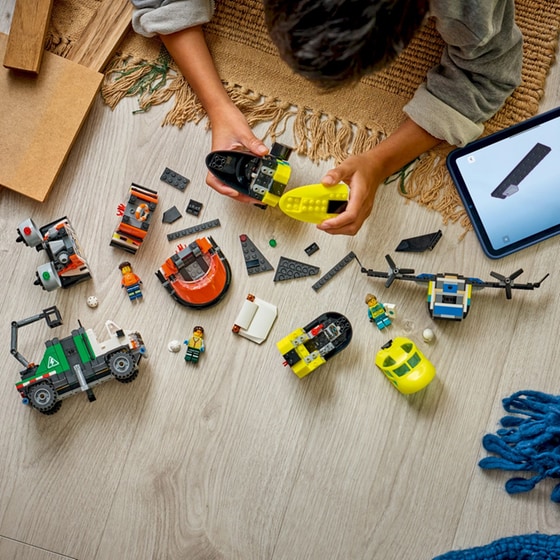 LEGO® City Airplane, Service Truck & Hovercraft Remix (60505) image 4