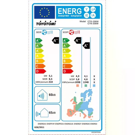 TOYOTOMI Erai Mystery White CTN/CTG-356W Κλιματιστικό Inverter 18.000 BTU A+++/A+++ με Ιονιστή & WiFi image 11