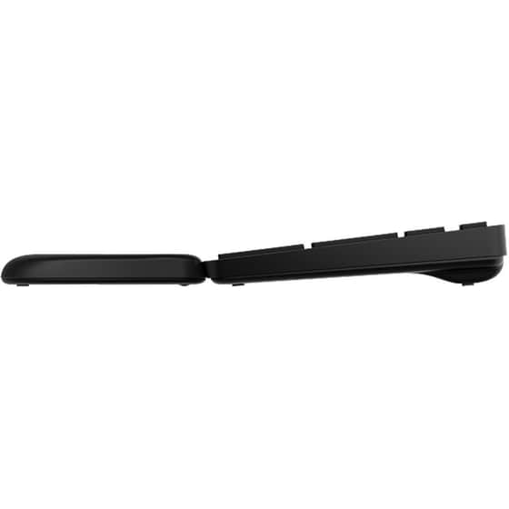 HP 580K Ασύρματο Bluetooth Σετ Πληκτρολόγιο διπλής λειτουργίας με στήριγμα παλάμης - Black (US) image 4