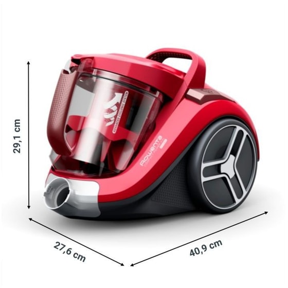 ROWENTA RO4B13 900 W με Κάδο 2.5 L Κόκκινο Ηλεκτρική Σκούπα image 5
