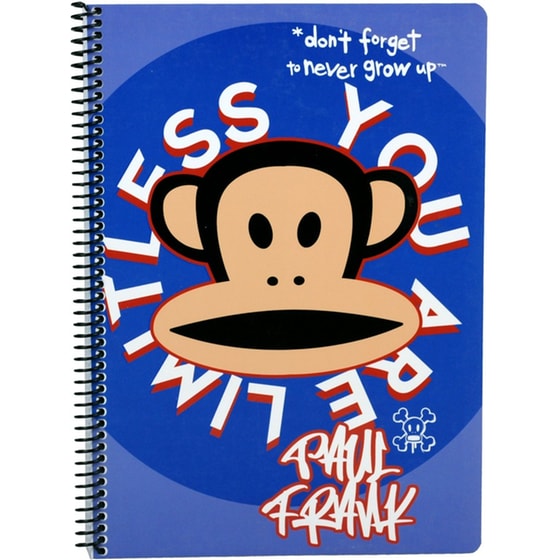 Τετράδιο Σπιράλ Paul Frank A4 2 Θεμάτων Y2K-Roadtrip (1 Τεμάχιο) image 1