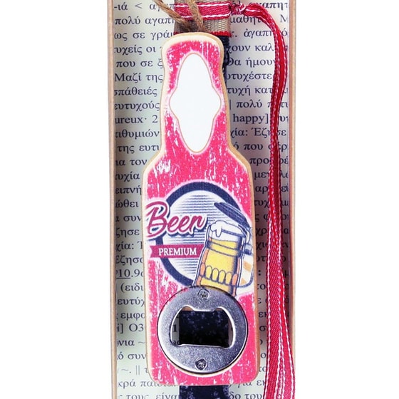 Λαμπάδα SYNCHRONIA 30 εκ. Ανοιχτήρι Μπύρα "Premium" image 2