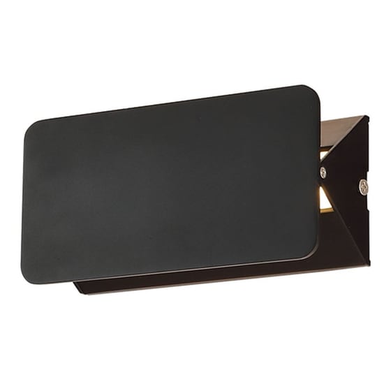 Απλίκα Τοίχου Led Aca Pyramid Zd80645ledbk από Αλουμίνιο 16x6.45x8 cm - Μαύρη image 0