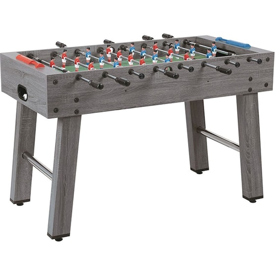 Ποδοσφαιράκι Garlando F-2 Ξύλινο 121x95.5x79-81cm με Εξερχόμενες Ράβδους - Γκρι image 0