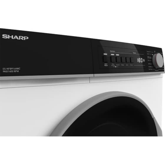 Πλυντήριο Ρούχων SHARP ES-NFB914AWB 9 kg 1.400 Στροφές - Λευκό image 5