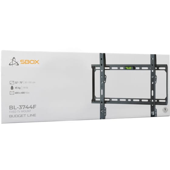 Βάση Τηλεόρασης Επιτοίχια Sbox Budget BL-3744F 32" - 75" έως 45 kg image 3