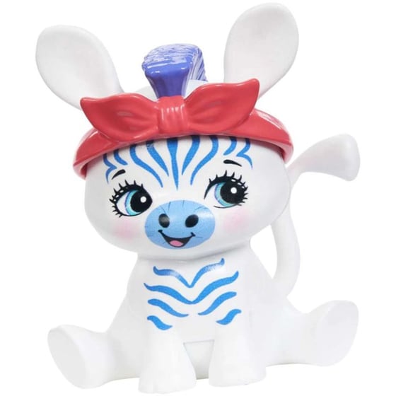 Κούκλα Mattel Enchantimals Glam Party - Ζέβρα (HNV28) image 5